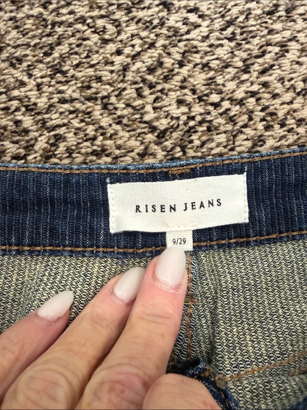 Risen textured barrel jeans - Picture 2 of 7